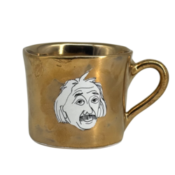 Goldene Gesichter - Albert Einstein